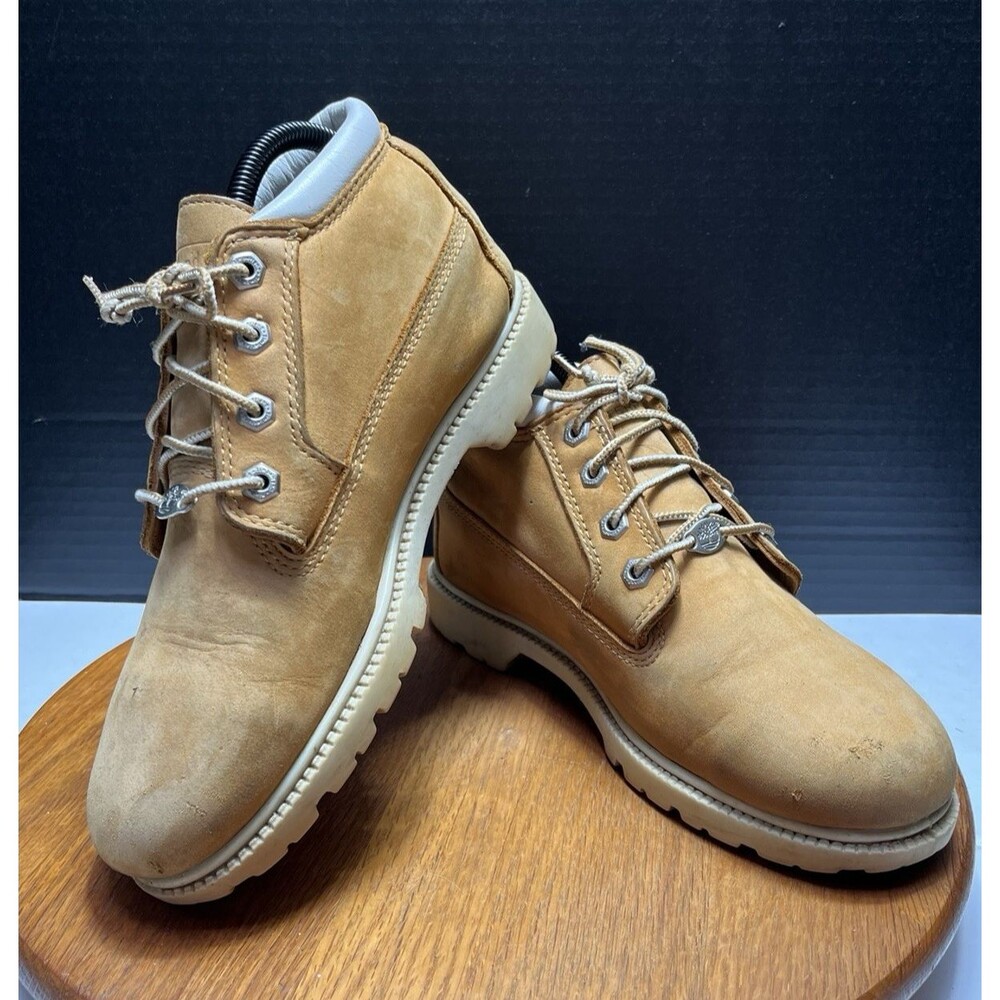 Timberland Waterproof Womens Sz 8M Nellie Leather Chukka Work Boots Hiker #23346